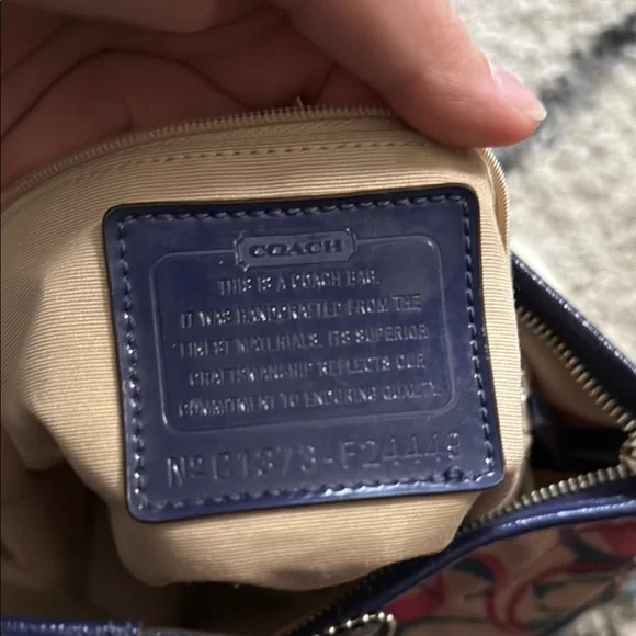 Coach Ikat Multicolor Signature C Patterned Purse - Picture 12 of 13